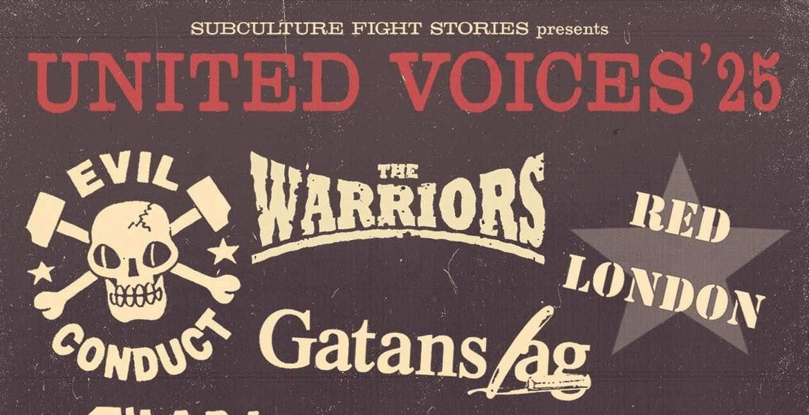 Tickets UNITED VOICES '25, EVIL CONDUCT & THE WARRIORS & RED LONDON & GATANS LAG & SKINSECTS & COLLAPS in Berlin